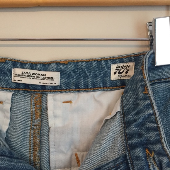 Zara 70’s culottes w/ high waist and wide legs - Picture 3 of 5